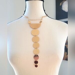 3/$30 Elegant Gold Statement Necklace